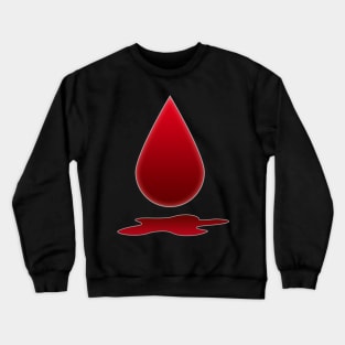 Halloween Blood Drop Crewneck Sweatshirt